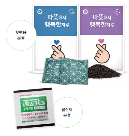 핫팩용 분철/탈산제 분철